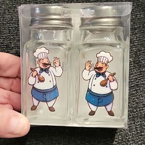 Precious Home Chef Line Salt and Pepper Shakers